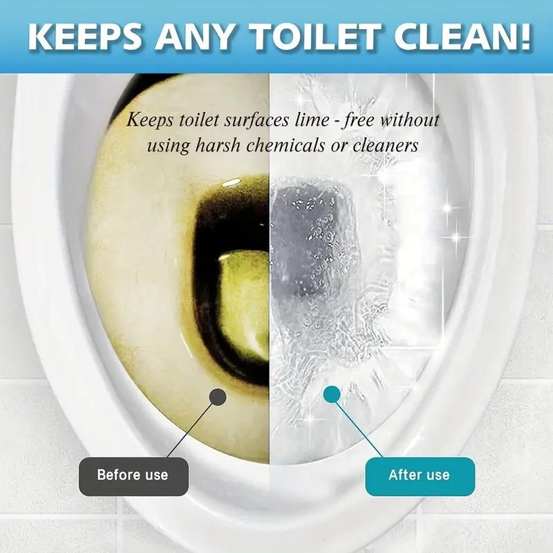2pcs Magnetic Toilet Bowl Cleaner Toilet Magnets Long-Lasting Magnetic Toilet Cleaning Magnets For Bathroom Supplies