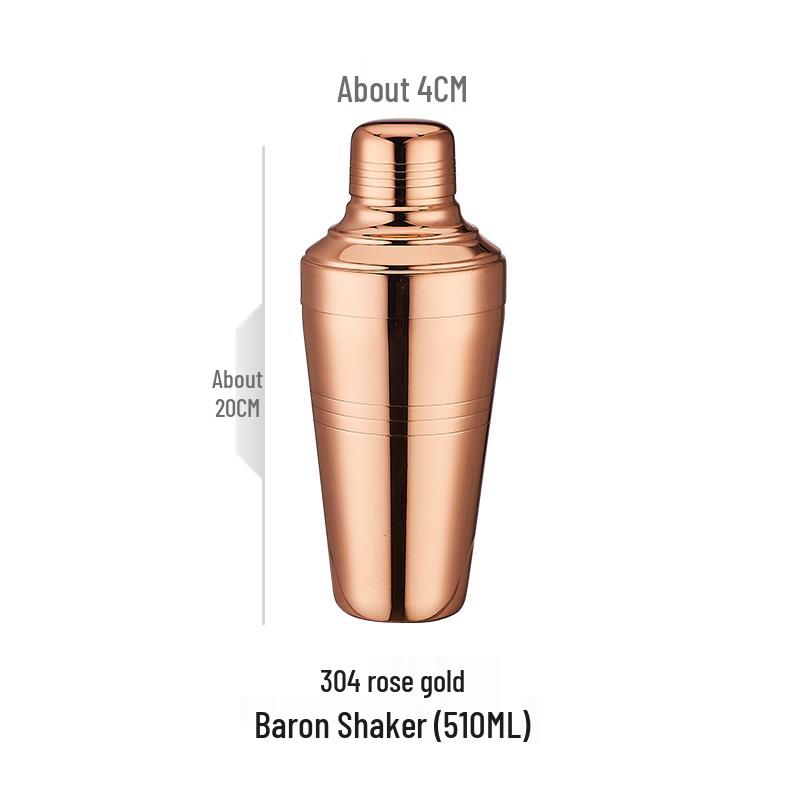 Boston 304 Stainless Steel Cocktail Shaker Set - Bar Tool Kit