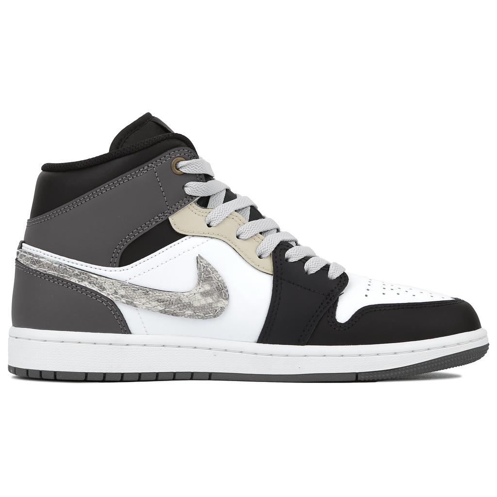 Jordan Air Jordan 1 CNY New Year Of The Snake Mid top Vintage Basketball Shoes Unisex Black DQ8426-001(Team509-)
