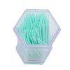 200pcs/set 6.2cm Soft Plastic Double Head Brush Toothpick Oral Care Interdental Brush Toothbrush