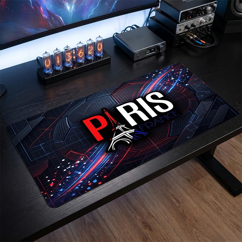 France Football Crest Mouse Pad, Extended Non Slip Rubber Desk Mat for Gaming Office Laptop Fan Gift