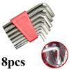 8Pcs Metric Hex Wrench Set For Motorcycles Bicycles Allen L Wrench Allen Key Short Arm Tool Set Bicycle Repair Tools
