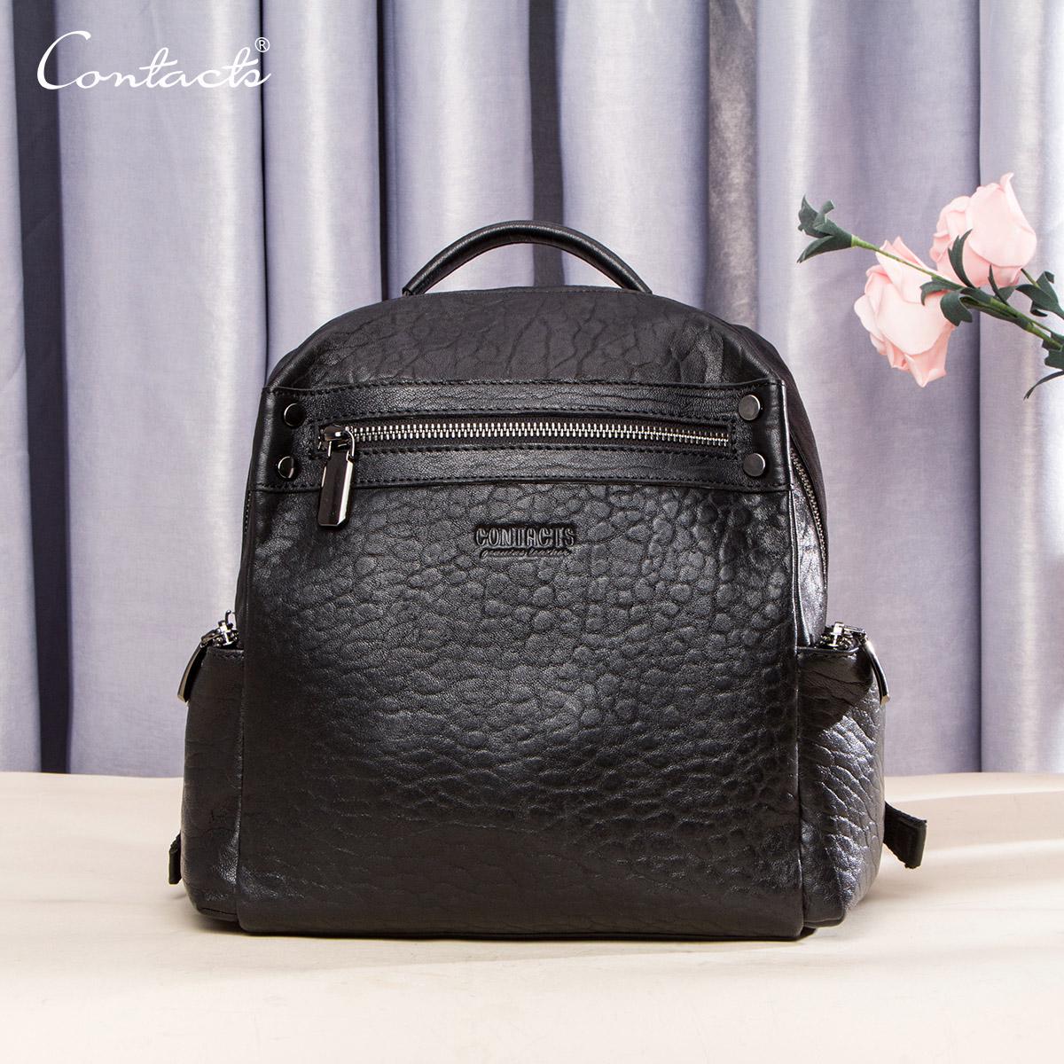 

CONTACT S женский рюкзак из натуральной кожи коричневый