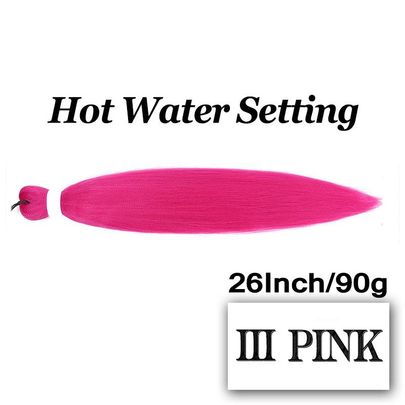 Braiding Hair Pre-stretched 26 Inch Hair Extensions for Afro Crochet Braids Synthetic Hair DIY Purple Pink Peach Red Jumbo Braid