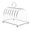 Toast Rack Stainless Steel 6 Slices Vintage British Bread Loaf Grid Cooling Station for Kitchen Restaurant Serving