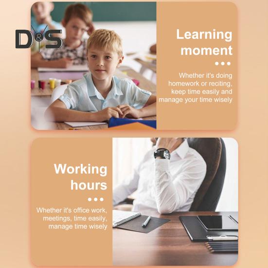 Lerntimer zum Lernen, Countdown-Datumstimer, Piepton-Timer, Uhr, multifunktionaler elektronischer Zeitgeber, süßer digitaler Timer für die Pausen im Fitnessstudio