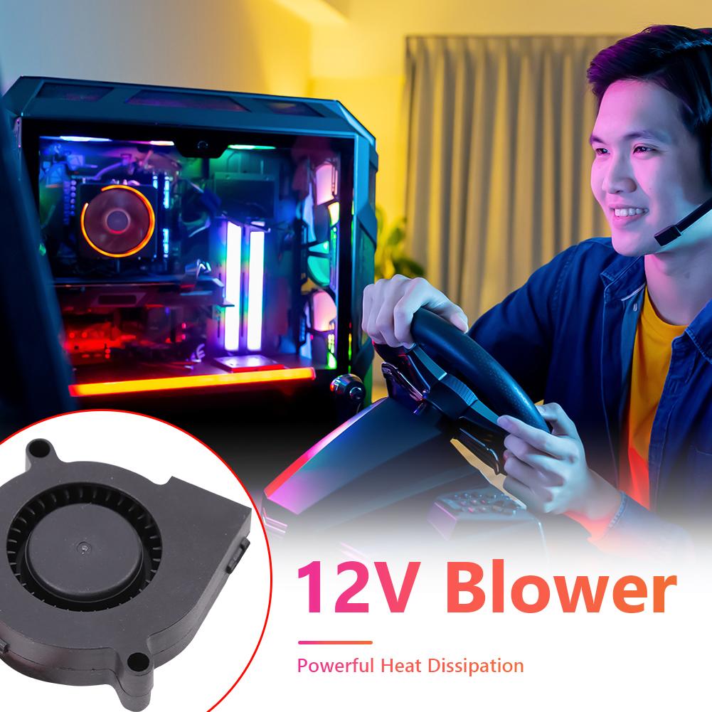 5015S Brushless DC Blower Cooling Fan 12V 2-Wire 50x50x15mm for Computer Case