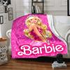 1pc Dress, Barbie Blanket Polyester Fiber, All Season Comfort for Sofa, Bed, Office, Car, Camping Ideal Home Decor & Gift, Office Comfort