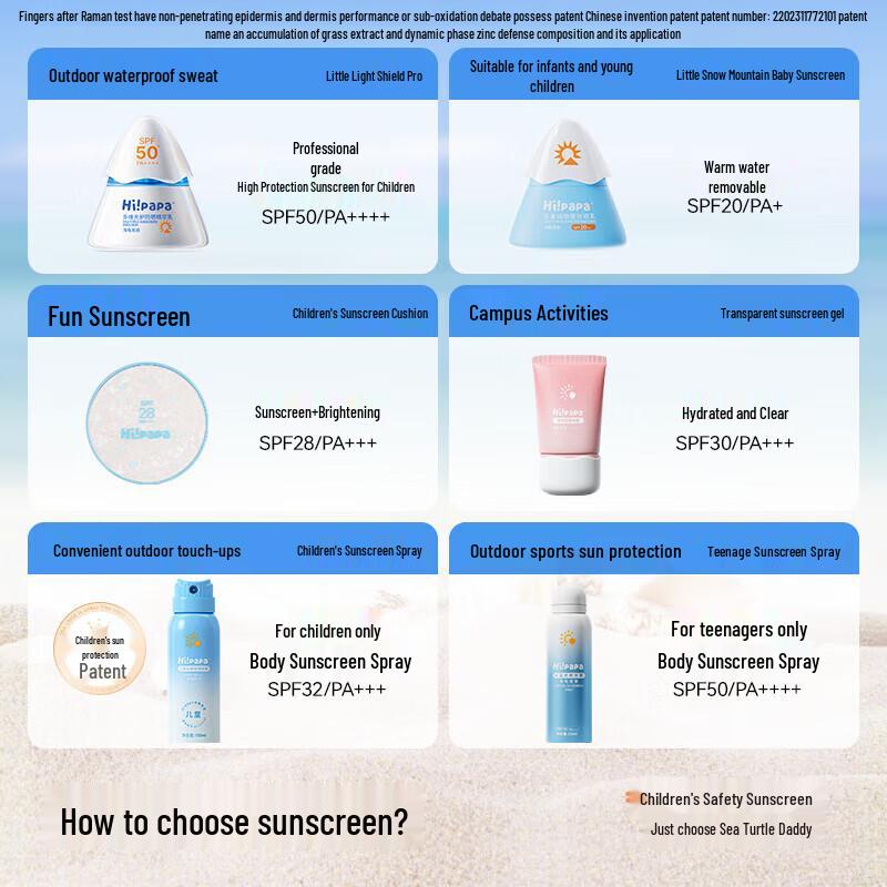 Papas Schildkröte Kinder Sonnencreme