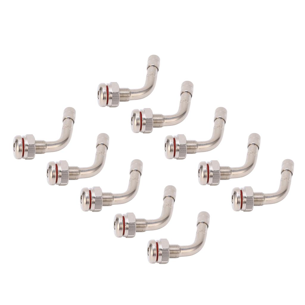 10pcs Truck Tyre Valve Stem TR543E Bent 75 Degrees 65mm Clamp In Valve Extension Adapter for Bus Truck Hole 9.7mm