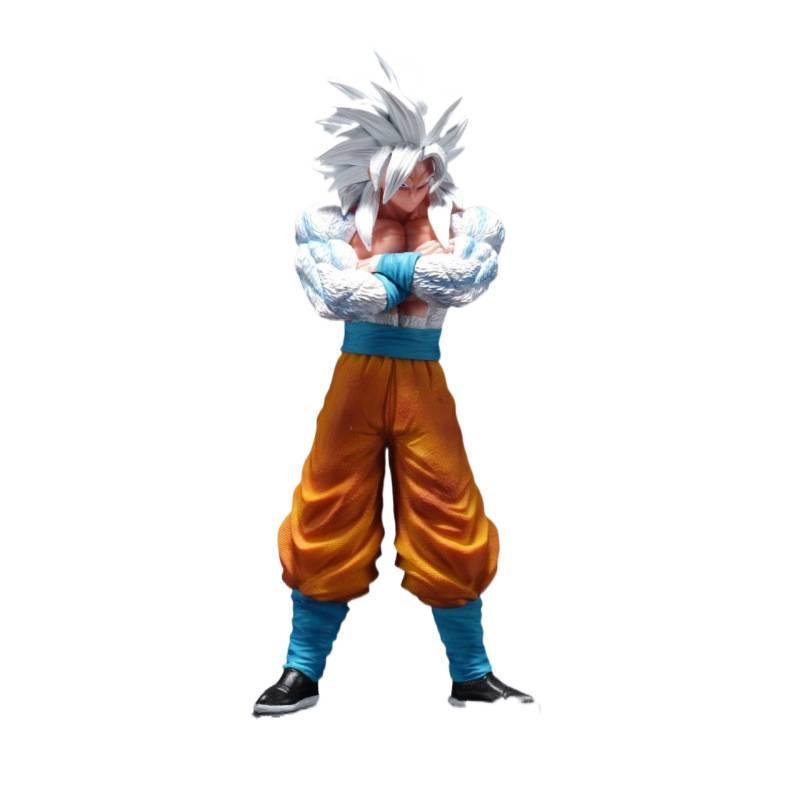 Dragon Ball Super Five Wukong Hug Chest Super Four Wukong Figure Super Saiyan Desktop Ornament Anime Peripheral Statues