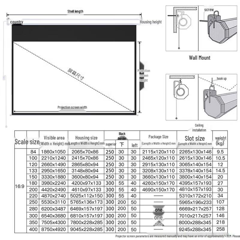 IN&VI DC-2 Electric 4K Nano-Fiber Projector Screen