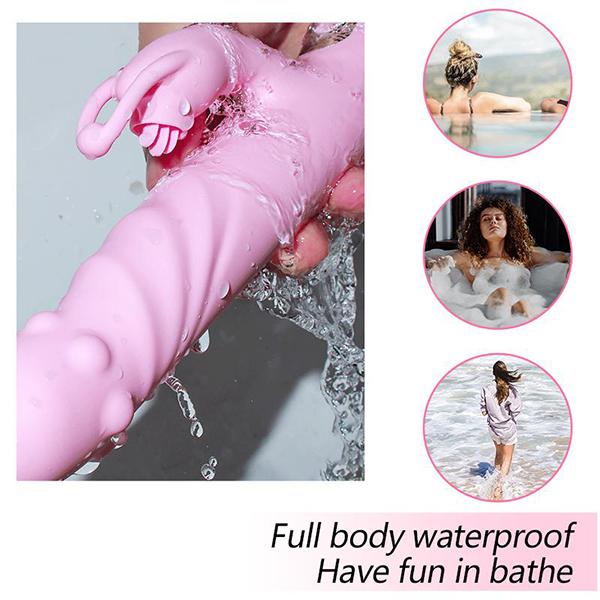 Vibrator with Tongue Licking 20+20 Speed Vaginal Massager Clitoral Licking Stimulation Dildo Sex Toy Female