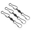 20pcs Windsock Clips Stainless Steel 360 Degree Rotation Dual Clip Wind Spinners Hangers for Wind