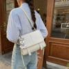 Minimalistische vielseitige lässige Messenger-Tasche für Damen 2026 Neues Modell Fashiable für den Weg zur Arbeit, kleine quadratische Tasche unter dem Arm