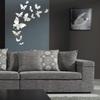 Sada Butterfly Combination 3D trojrozměrná zrcadlová nálepka na zeď Home Decora
