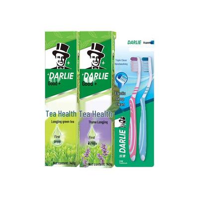 Longjing Tea Toothpaste & Toothbrush Family Set