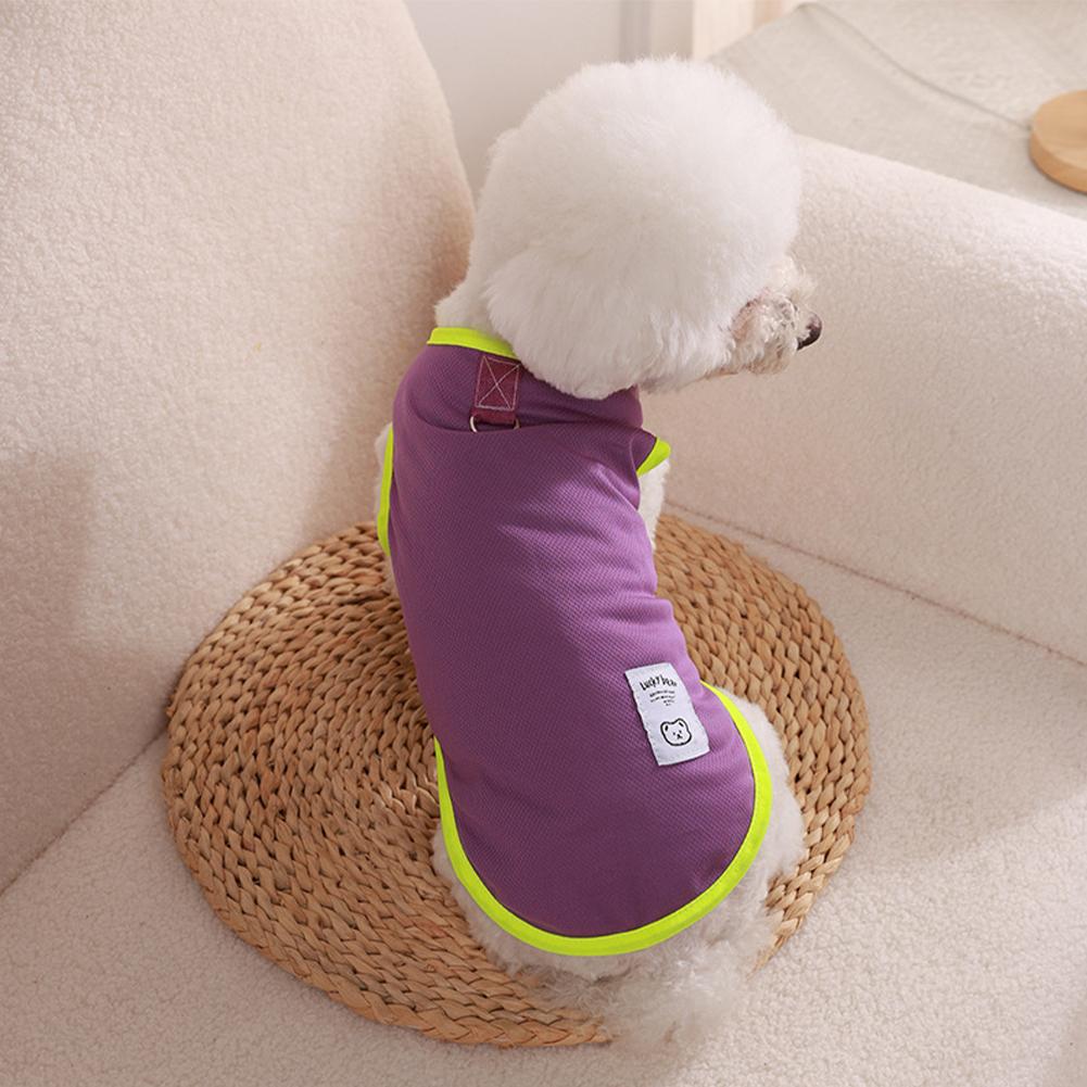 M-2XL Summer Pet Cat Vest Pet Puppy Dog Clothes Breathable with Traction Buckle for Small Dogs Teddy Dog Vest Pet Clothing