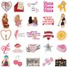 10/30/50pcs Hot Singer Sabrina Carpenter Stickers Cartoon Decal Waterproof DIY Laptop Luggage Stationery Guitar Graffiti Sticker