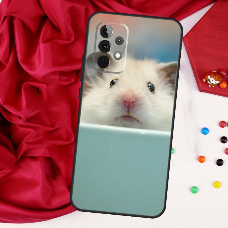 Cute Lovely Pet Hamster Funda For Samsung Galaxy A54 A34 A14 A13 A23 A33 A53 A73 A12 A22 A32 A52 A51 A71 Case