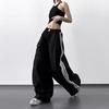 2025 Dam Casual Vida Cargo-byxor med Patchwork-randdetalj