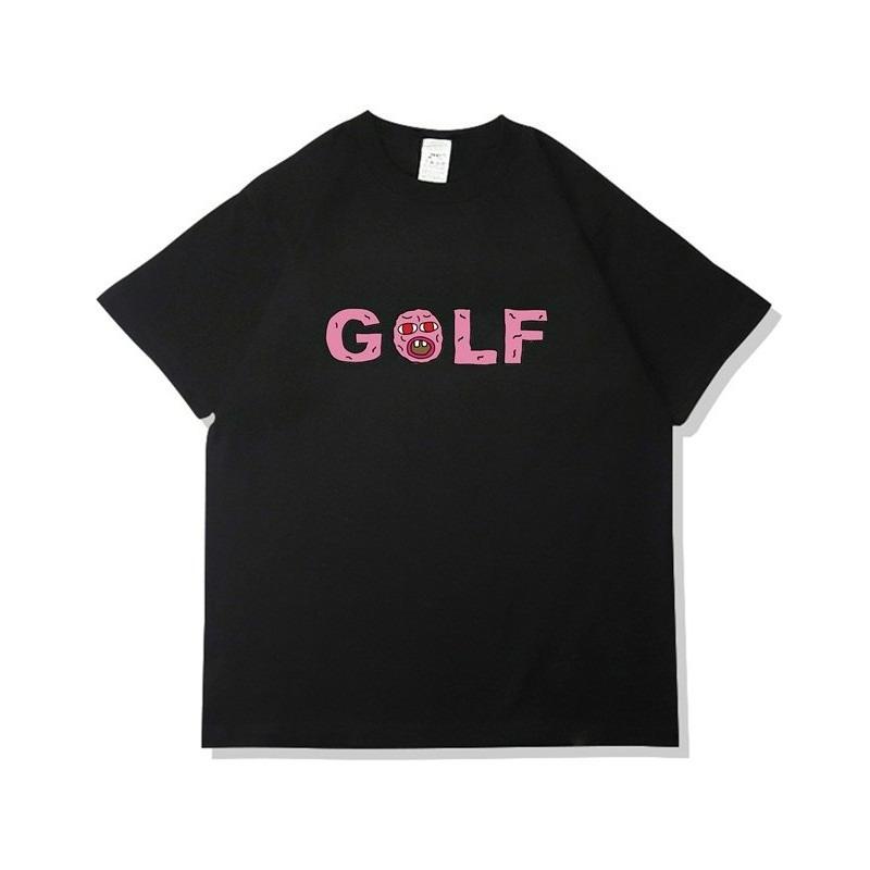 

European and American Tyler The Creator Rapper Male Minimalist Retro Trend Cotton Short Sleeve Casual T-Shirt Couple S