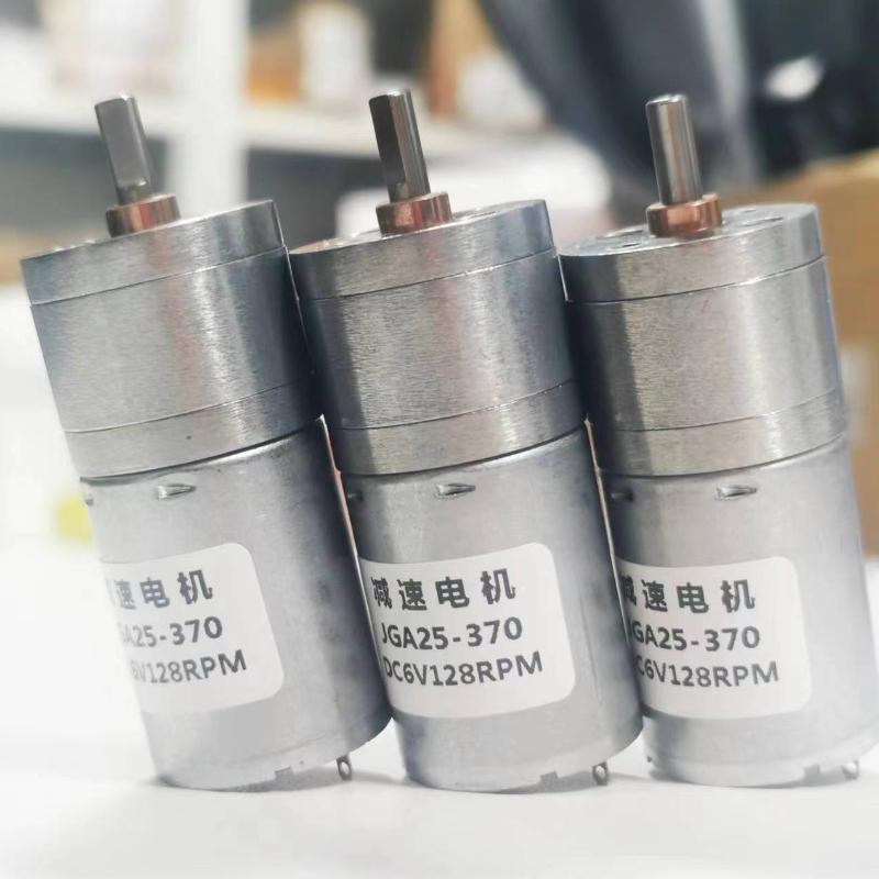 JGA25-370 Geared motor DC motor 6V 12V electric gear motor high torque 12/27/58/128/169/282/1364rpm