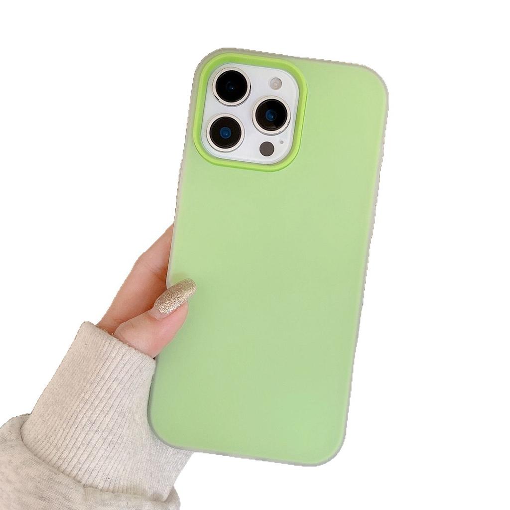 Jelly 2-in-1 Phone Case Macaron for Apple Phone Case Protective Cover Silicone 14pm for New Apple Phone Case