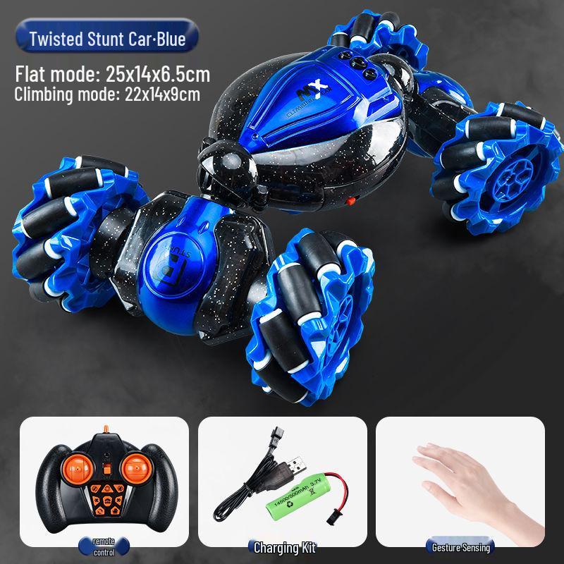 

High-Speed Deformable Remote Control Stunt Car - Gesture Sensing Off-Road Racer One Battery