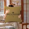 Marke M-Moet C-Chandon Luxus Kissenbezug Cartoon Geschenk Kissenbezug Schlafzimmer Zuhause Sofa Stuhl Sitz Dekor Kissenbezug