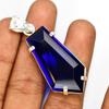 Blue Topaz 68.9 Ct Pendant 925 Sterling Silver CERTIFIED Fancy Gemstone Jewelry AI-90-NS
