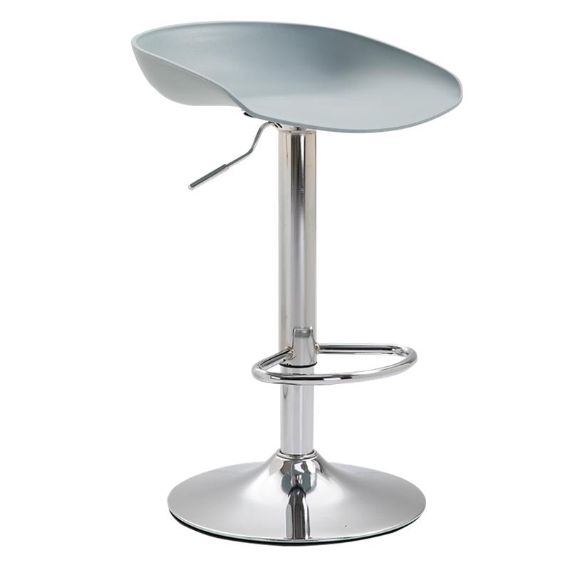 Sgabello da Bar Scandinavo Regolabile - Sedia Girevole Commerciale con Poggiapiedi - Sgabello da Bancone Moderno Minimalista per Casa&Negozio - Pelle PU