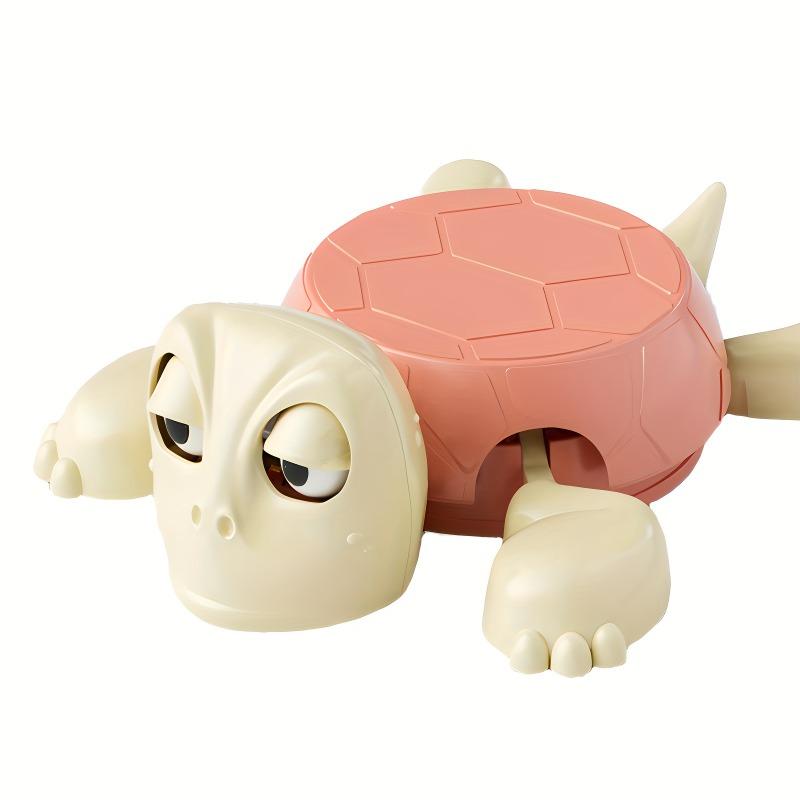 1pc Funny Turtle Coaster with "Oops!" Sound - Interactive Prank Toy for Desk, Novelty Office Home Decoration Gift