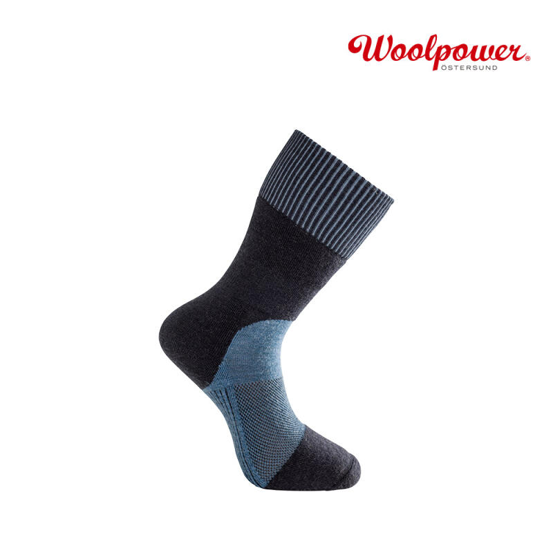 

[WOOLPOWER] Skilled Socks Classic 400 (8814) dark gray + black