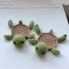 Non-slip Duck Crochet Coasters Heat-resistant Turtle Shaped Drinks Placemat Animal Cup Mat  Kitchen