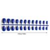 Pack of 24 Fake Nail Oval Shape Girl Supplies Manicure Prop Small Round Head Hand Decorations ple Operations False Nails