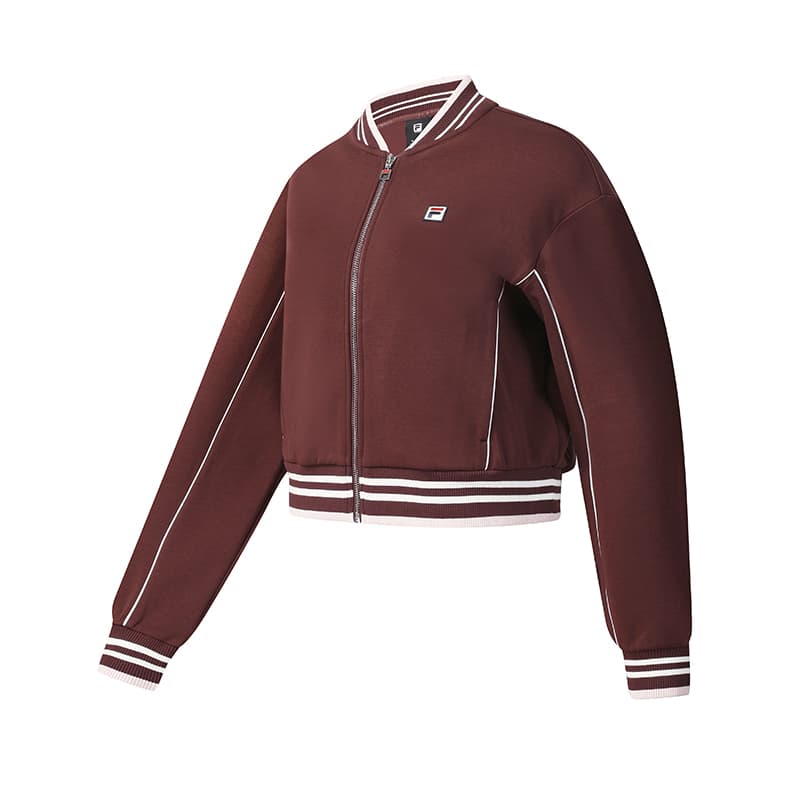 

Fila Теннис Классический Простой Удобный Повседневный Спортивный Теннисный Стиль Повседневный Универсальный Вязаный Жакет Женские куртки A11W543519FWI XXL