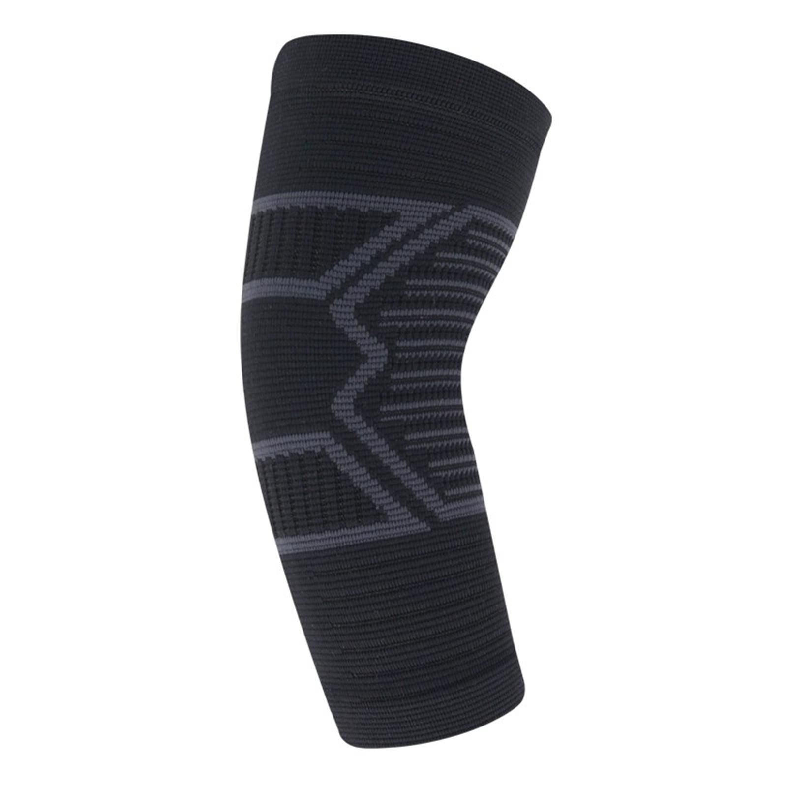 

Thickened Elbow Brace – Adjustable Detachable Straps, - Arm Sleeve & Joint Protector for Basketball & Sports Support L