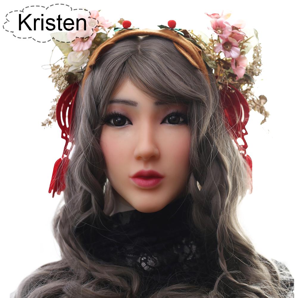 Realistic Female Mask Silicone Crossdresser Costumes Drag Queen Male to Female Crossdressing Realistic Bodysuit Skin