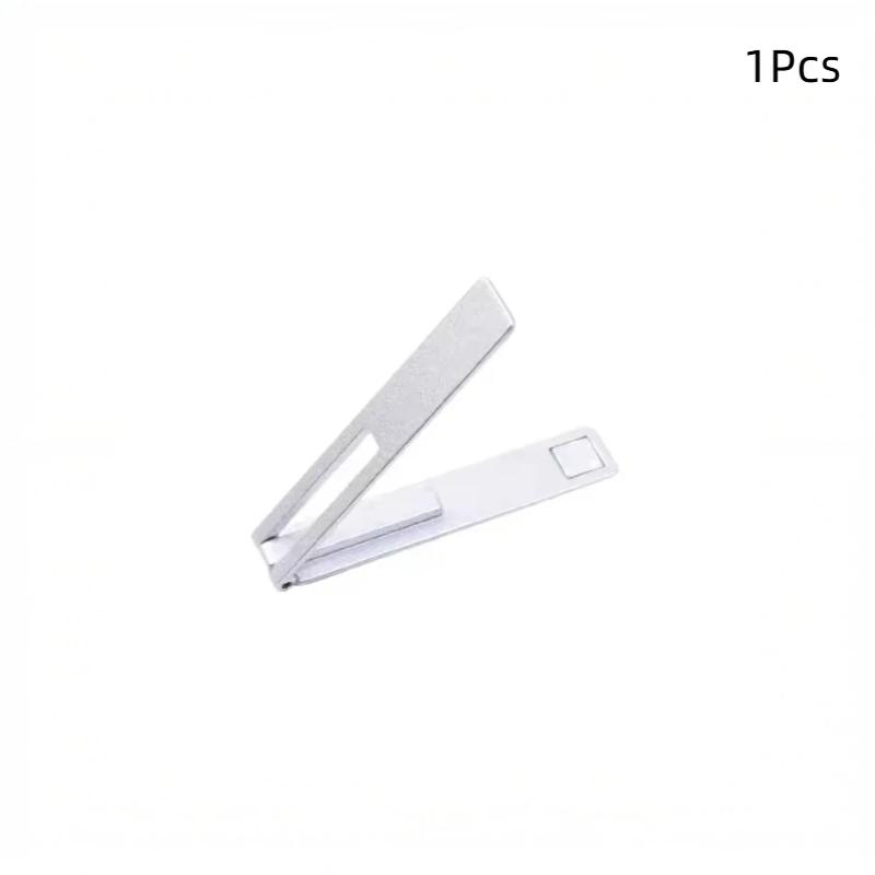 Universal Magnetic Ultra Thin Foldable Metal Alloy Desk Phone Holder Desktop Cell Phone Stands Phone Support