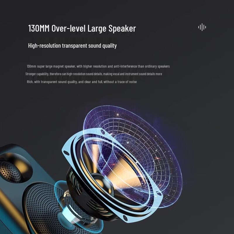 Soaiy SH36 Portable Bluetooth Speaker CN Plug (adapter Included)