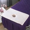 Bequemer und langlebiger Massagetischbezug mit Gesichtsatmungsloch 50x80cm für Schönheitssalon