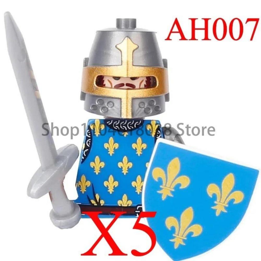 Zielony Smok Rycerze Kruk Tarcza Figurki Akcji MOC Średniowieczni Starożytni Rycerze Scena Klocki Kreatywne Zabawki dla Dzieci