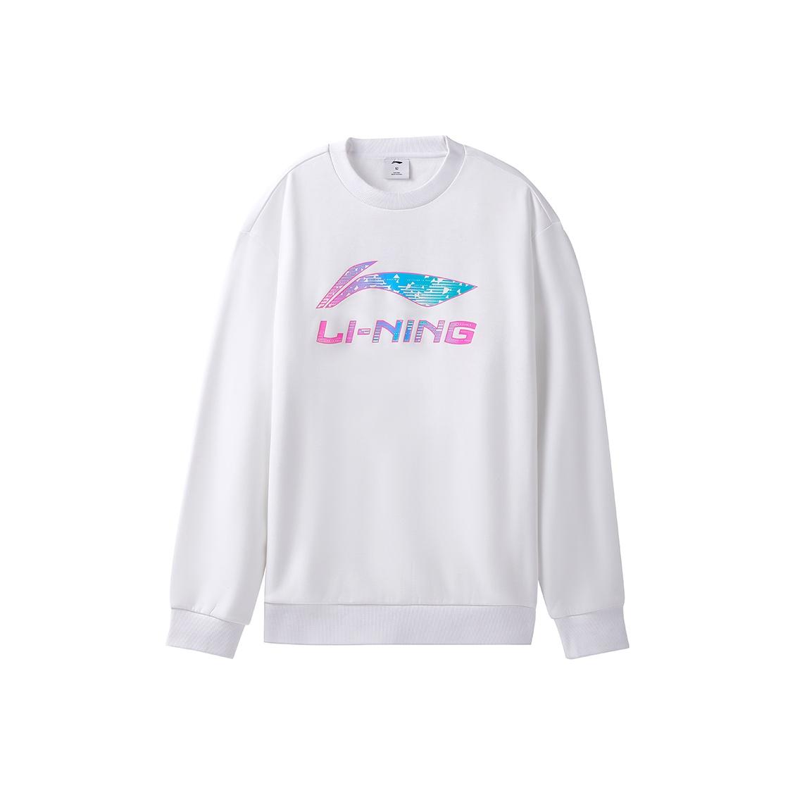 

Li-Ning Пуловер с круглым вырезом Vitality Trend Спортивный стиль Комфортный Универсальный Простой Модный Свитшот Унисекс свитшот AWDVG91-2