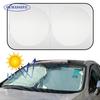 Pare-soleil Pliable pour Pare-brise de Voiture Protection Solaire Rayons UV Blocage Pare-soleil Fenêtre Accessoires Intérieurs