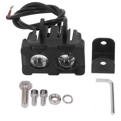 20W Motorrad LED Scheinwerfer Fernlicht Abblendlicht IP67 Wasserdicht 9‑60V Universal für Offroad-Fahrzeug ATV UTV Boot