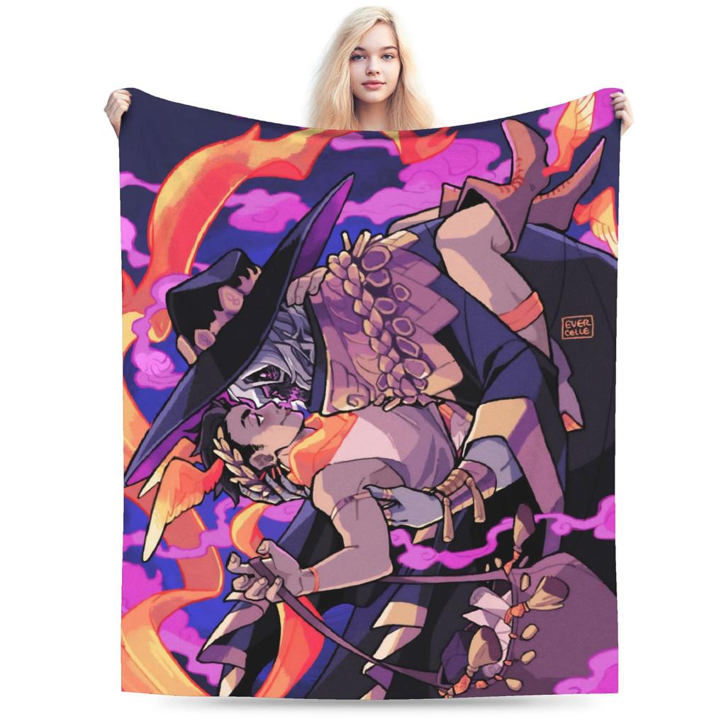 Hades Zagreus Plush Blankets Girls Boys Flannel Bedding Throws For Bedroom Soft Warm Design Quality Bedspread Birthday Gift