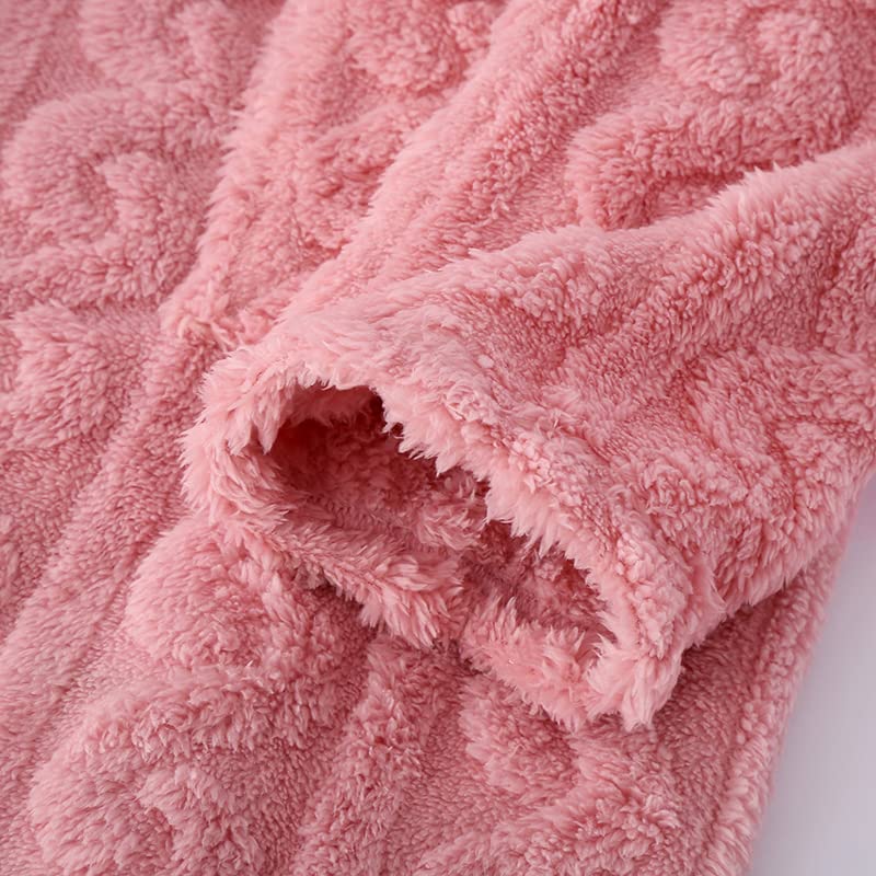 Yume Pajama Men's and Women's Matching Fleece Robe, Hotel/Winter Blanket, Warm and Fluffy Bath Robe/Loungewear for Fall and Winter (2XL, Beige)