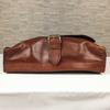 Handmade All Leather Shoulder Bag Brown(USED)