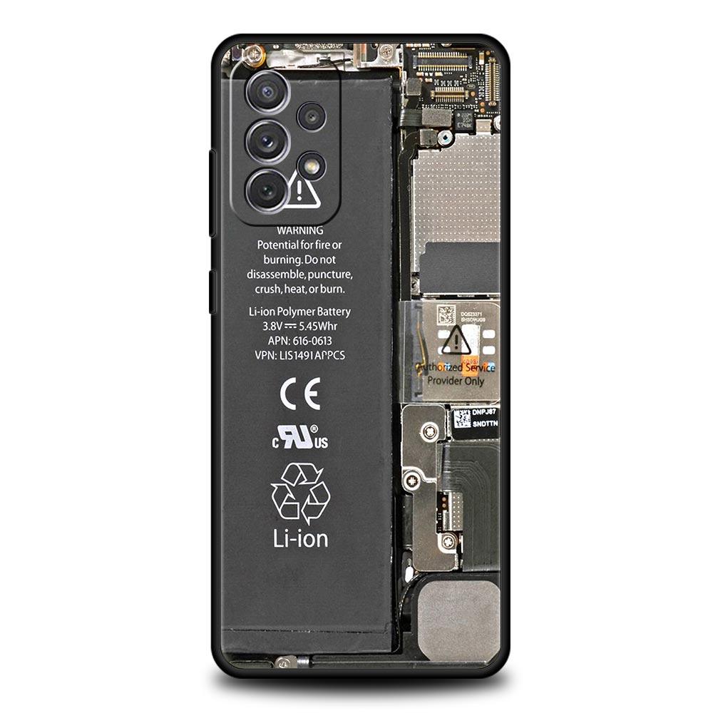

Main Circuit Board Pattern Phone Case for Samsung Galaxy A55 A35 A17 A07 A15 A13 A25 A51 A71 A72 A73 A32 A52 A52S A41 Soft TPU Samsung A21s